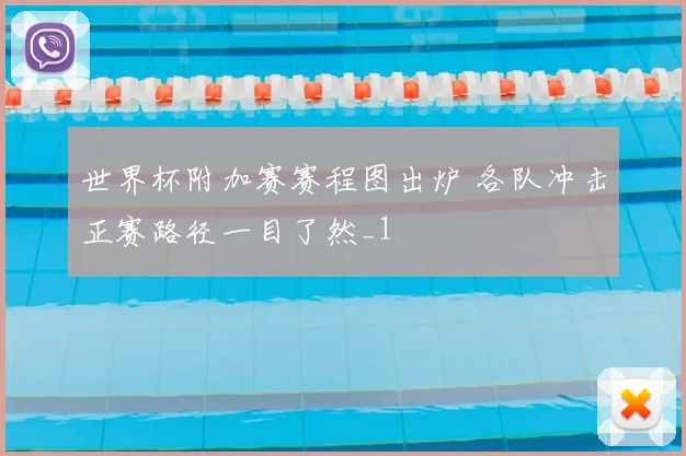 世界杯附加赛赛程图出炉 各队冲击正赛路径一目了然_1